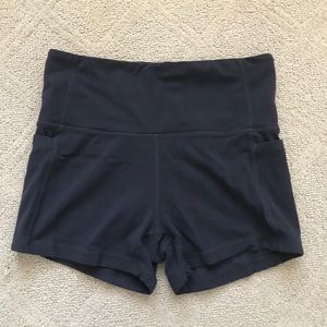 Athleta High Waisted Workout Shorts with Pockets